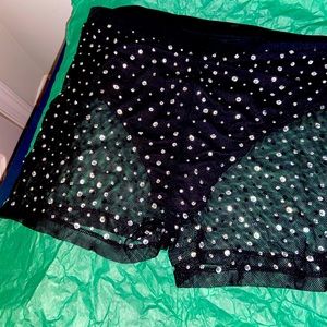 Fashion nova Black blinged bathing suit